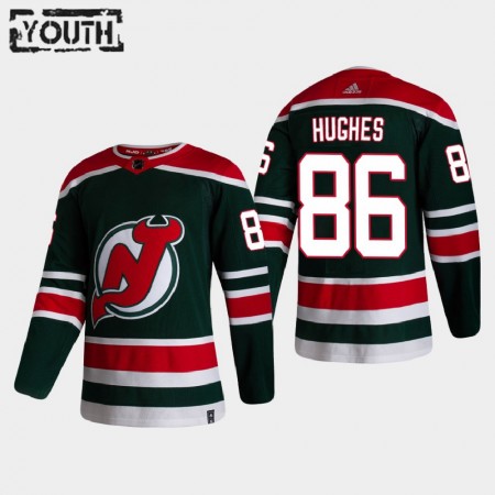 Dětské Hokejový Dres New Jersey Devils Dresy Jack Hughes 86 2020-21 Reverse Retro Authentic